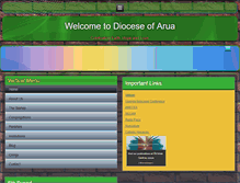 Tablet Screenshot of dioceseofarua.org